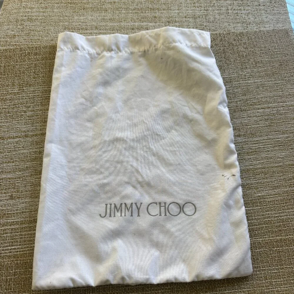 Jimmy Choo ROMY 60 Patent Leather Pointed Pumps in Nude | EU Size 35 | EUC - Picture 8 of 8